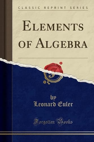 Cover of Elements of Algebra (Classic Reprint)