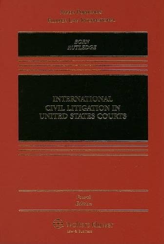Cover of International Civil Litigation in United States Courts
