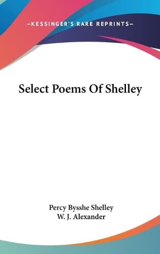 Cover of Select Poems Of Shelley