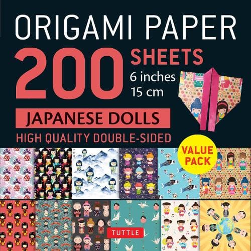 Cover of Origami Paper 200 sheets Japanese Dolls 6" (15 cm)