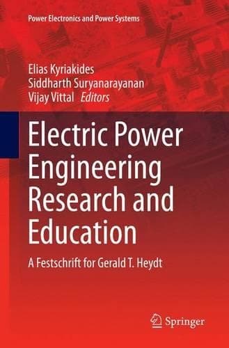 Cover of Electric Power Engineering Research and Education