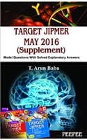Cover of Target JIPMER MAY-2016 (Supplement)