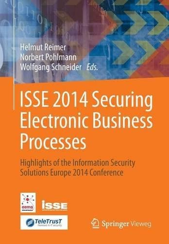 Cover of ISSE 2014 Securing Electronic Business Processes: Highlights of the Information Security Solutions Europe 2014 Conference(English)