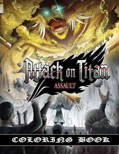 Cover of Attack On Titan Coloring Book