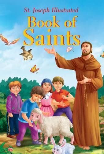 Cover of St. Joseph Illustrated Book of Saints