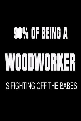 Cover of 90% of Being a Woodworker is Fighting Off the Babes