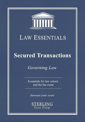 Cover of Secured Transactions, Governing Law