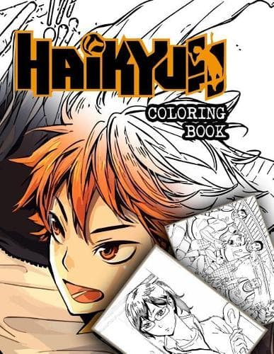 Cover of Haikyuu Coloring Book
