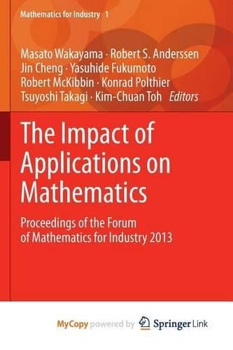 Cover of The Impact of Applications on Mathematics