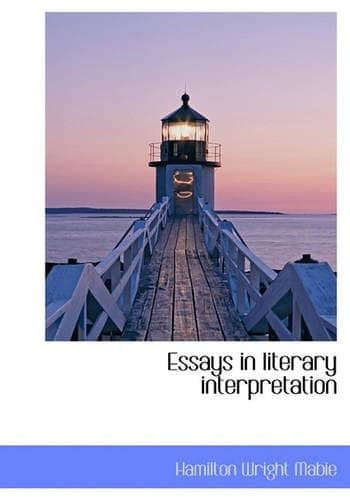 Cover of Essays in Literary Interpretation