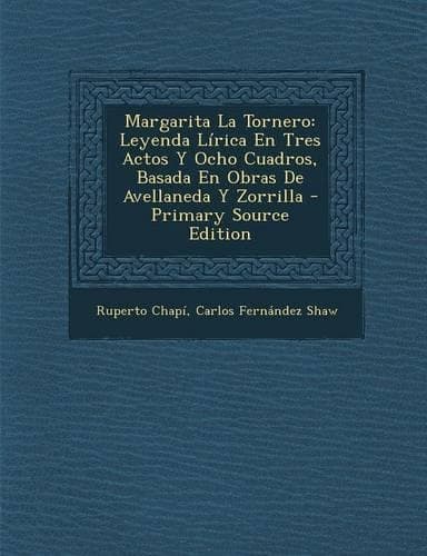 Cover of Margarita La Tornero
