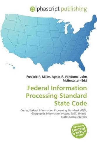 Cover of Federal Information Processing Standard State Code