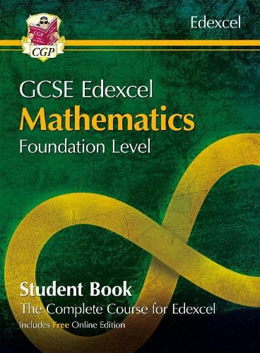 Cover of New GCSE Maths Edexcel Student Book - Foundation (with fully worked answers and Online Edition)