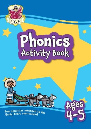 Cover of Phonics Activity Book for Ages 4-5 (Reception)