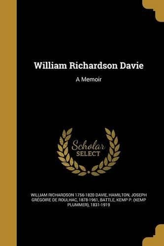 Cover of William Richardson Davie