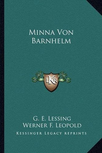 Cover of Minna Von Barnhelm