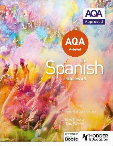 Cover of AQA A-level Spanish (includes AS)