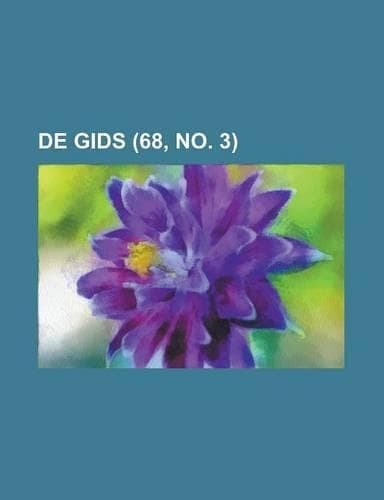 Cover of de Gids (68, No. 3)