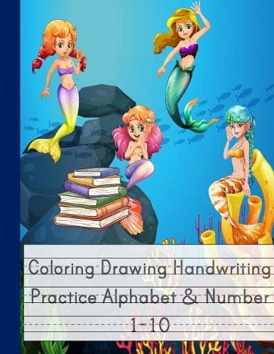 Cover of Coloring Drawing Handwriting Practice Alphabet & Number