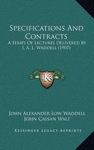 Cover of Specifications And Contracts