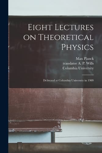 Cover of Eight Lectures on Theoretical Physics