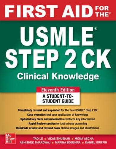 Cover of First Aid for the USMLE Step 2 CK, Eleventh Edition