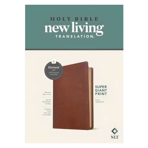 Cover of NLT Super Giant Print Bible, Filament Enabled Edition