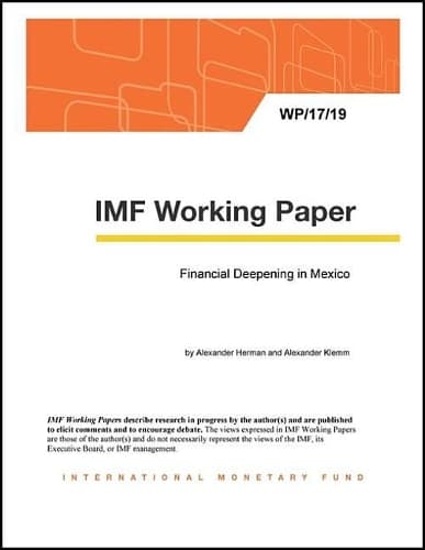 Cover of Financial Deepening in Mexico
