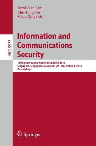 Cover of Information and Communications Security