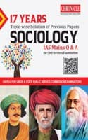 Cover of 17 Years IAS Mains Topic-Wise Solution of Previous Papers Sociology