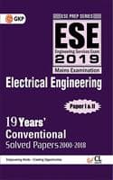 Cover of UPSC ESE 2019: Conventional Chapterwise Solved Papers Paper I & II - Electrical Engineering (2000-2018)