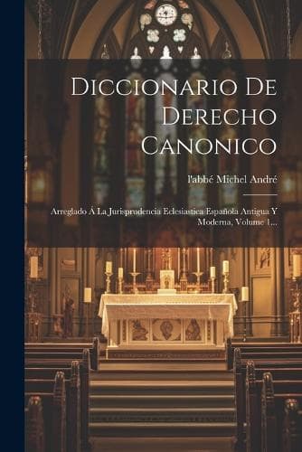 Cover of Diccionario De Derecho Canonico
