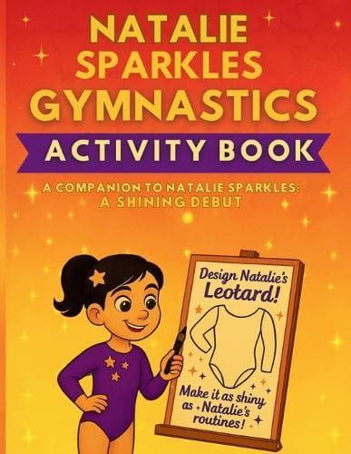 Cover of Natalie Sparkles Gymnastics Activity Book