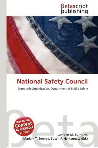 Cover of National Safety Council