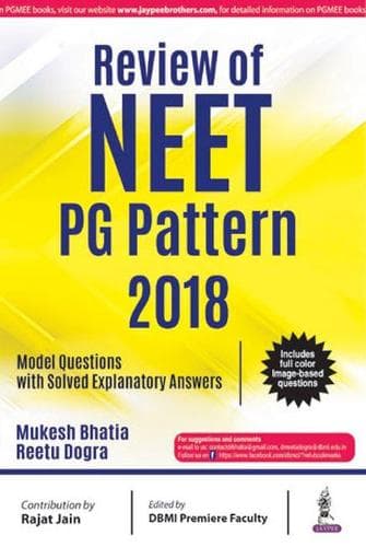 Cover of Review of NEET PG Pattern 2018