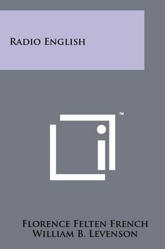 Cover of Radio English