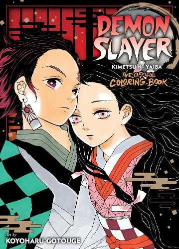 Cover of Demon Slayer: Kimetsu no Yaiba: The Official Coloring Book