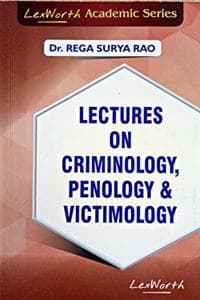 Cover of Lectures on CRIMINOLOGY, PENOLOGY & VICTIMOLOGY by Dr.Rega Surya Rao