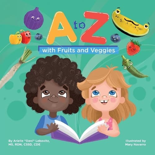Cover of A to Z with Fruits and Veggies