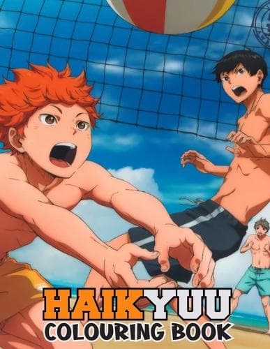 Cover of Haikyuu Colouring Book