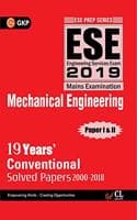 Cover of UPSC ESE 2019 - Conventional Chapterwise Solved Papers Paper I & II - Mechanical Engineering (2000-2018)
