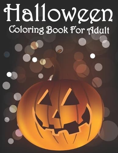 Cover of Halloween Coloring Book for Adult