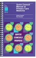 Cover of Quick Consult Manual for Primary Care Medicine
