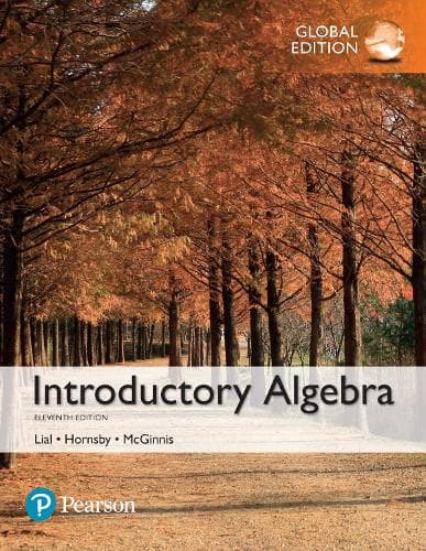 Cover of Introductory Algebra, Global Edition