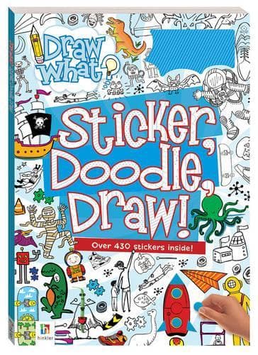 Cover of Draw What? Sticker Doodle Draw! Series 1, Vol.1