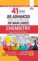 Cover of 41 Years (1978-2018) JEE Advanced (IIT-JEE) + 17 yrs JEE Main Topic-wise Solved Paper Chemistry