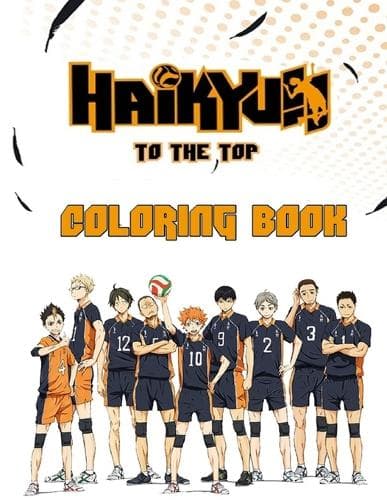 Cover of Haikyuu Coloring Book