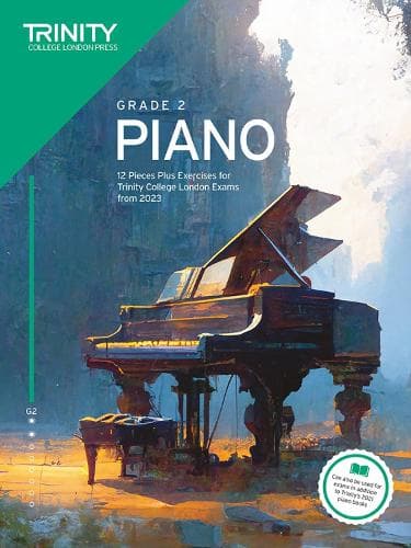 Cover of Trinity College London Piano Exam Pieces Plus Exercises from 2023: Grade 2