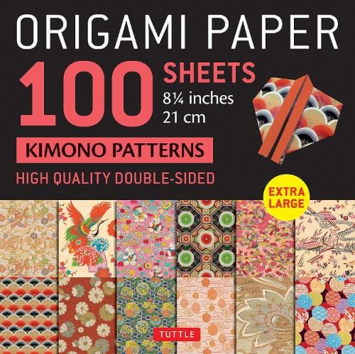Cover of Origami Paper 100 sheets Kimono Patterns 8 1/4" (21 cm)