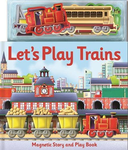Cover of Magnetic Let's Play Trains
